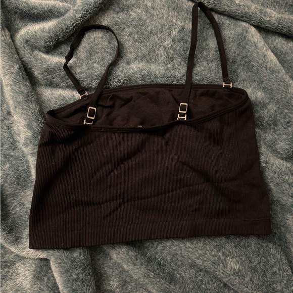 Abercrombie & Fitch seamless ribbed cropped tube top - Picture 3 of 5